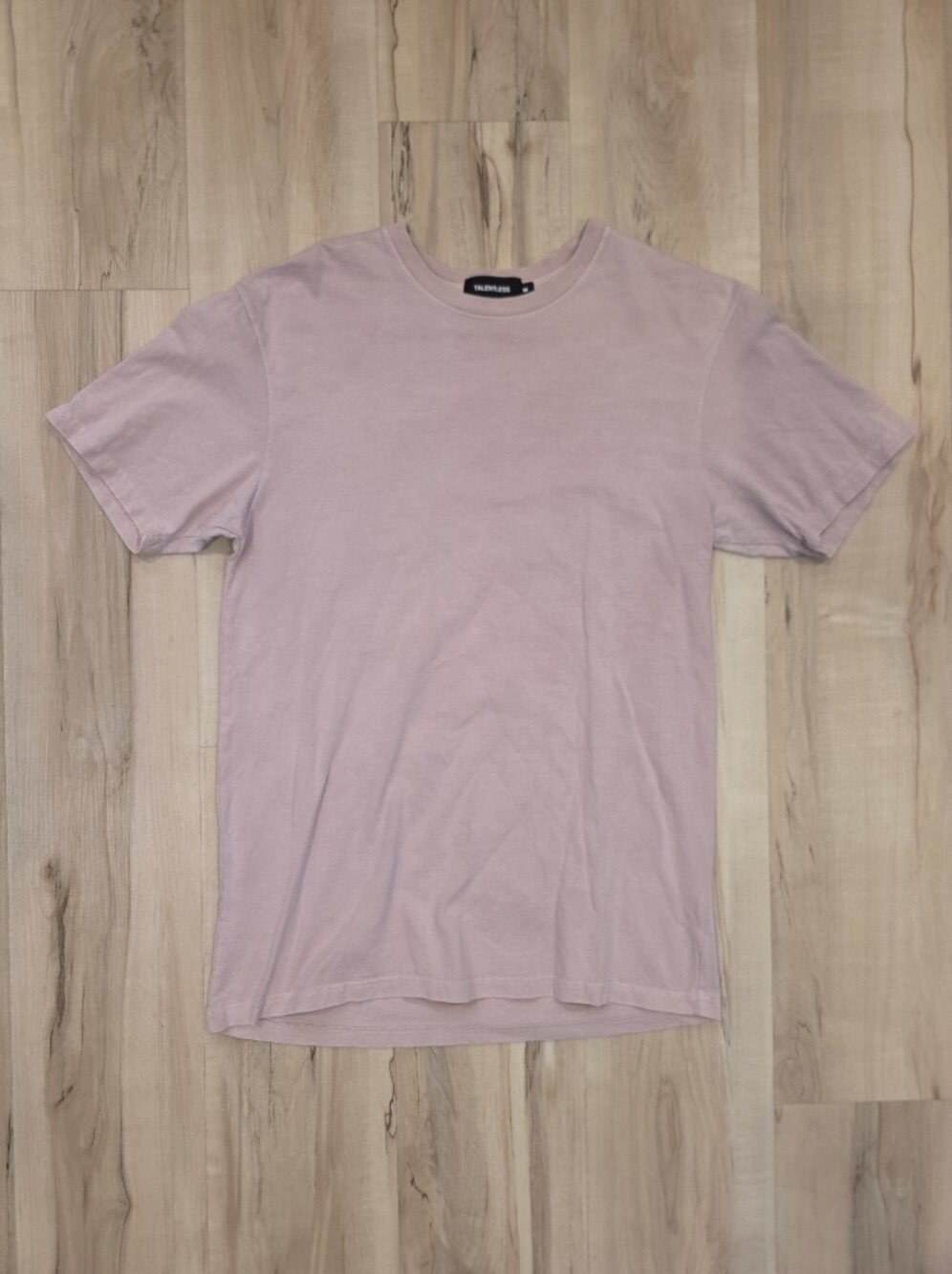 TALENTLESS Light Pink Short Sleeve Crew Tee